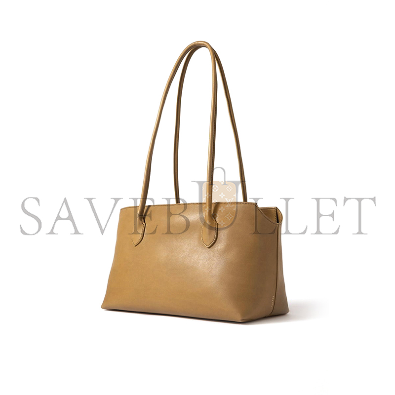 T*e R0w terrasse leather tote w1292l72mushg (33*20.3*17.8cm)